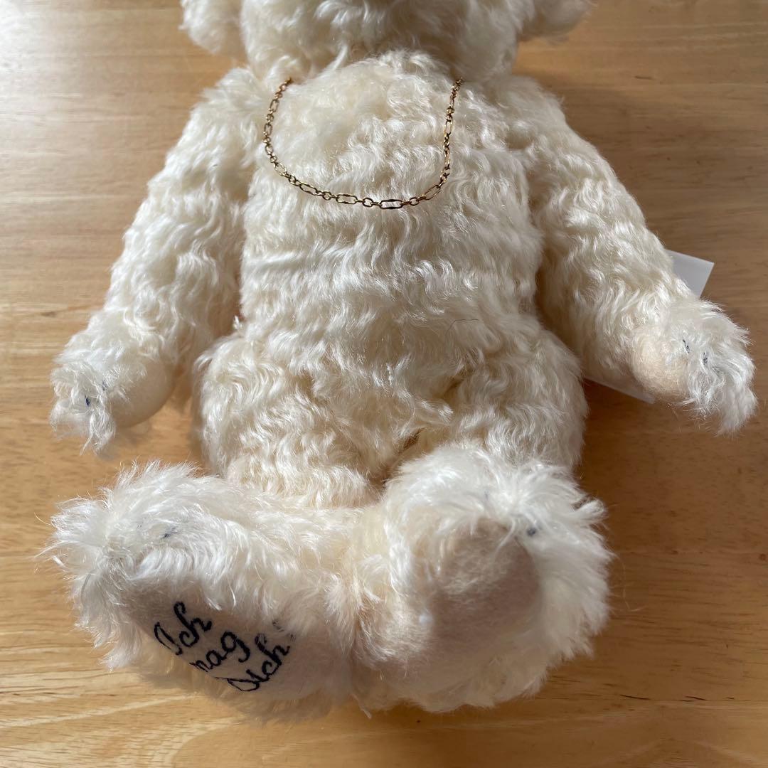 シュタイフ　テディベア　白ベアー　ホワイト　2003年　限定　袋付き