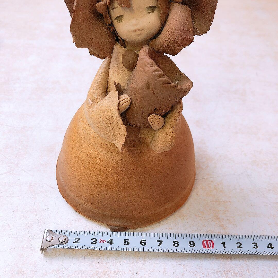 N*g様 ②竹内祥子 陶器作品 陶人形 森の精 薔薇の花 ビスクドール アンティ