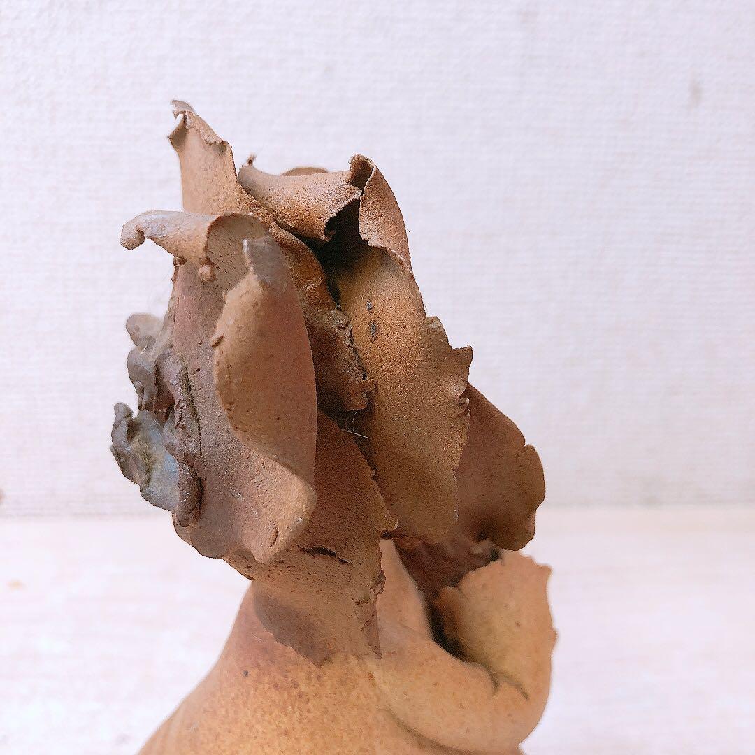 N*g様 ②竹内祥子 陶器作品 陶人形 森の精 薔薇の花 ビスクドール アンティ
