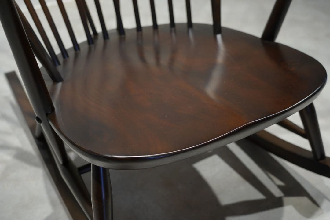 アーコール　ERCOL　グランドファザー　ロッキングチェア　Morris モリス