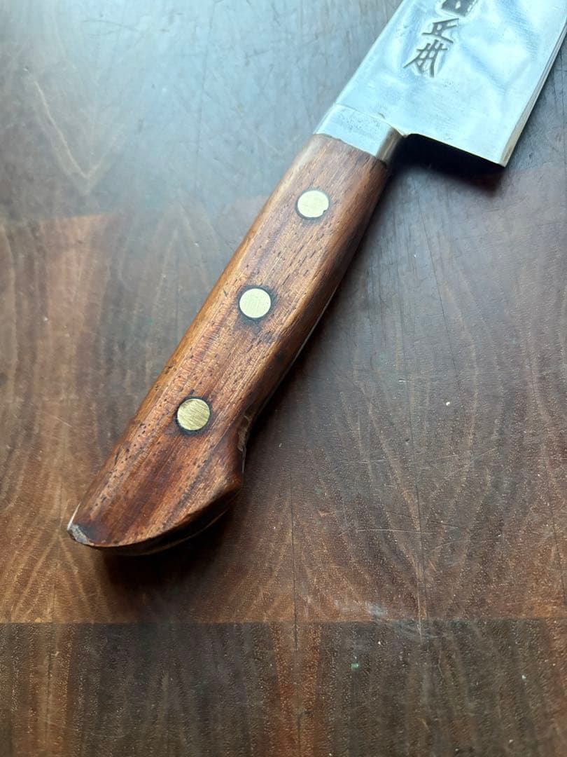 正本　最上　切付　牛刀　220mm 7寸　包丁　全鋼　洋包丁