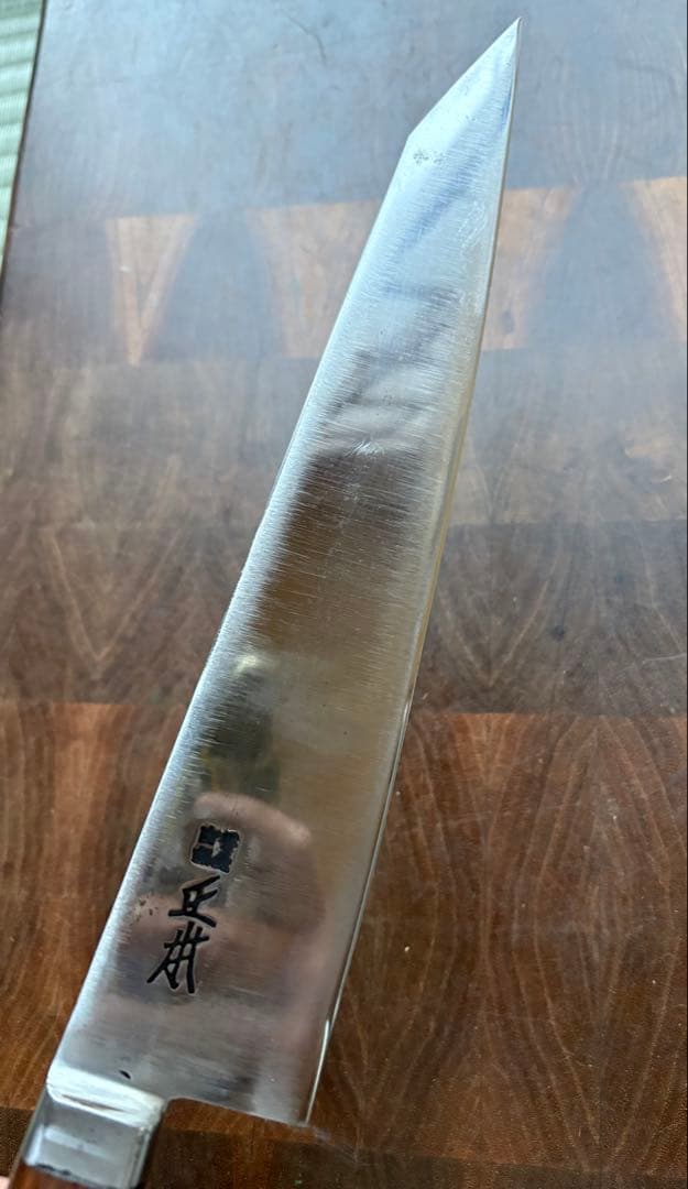 正本　最上　切付　牛刀　220mm 7寸　包丁　全鋼　洋包丁