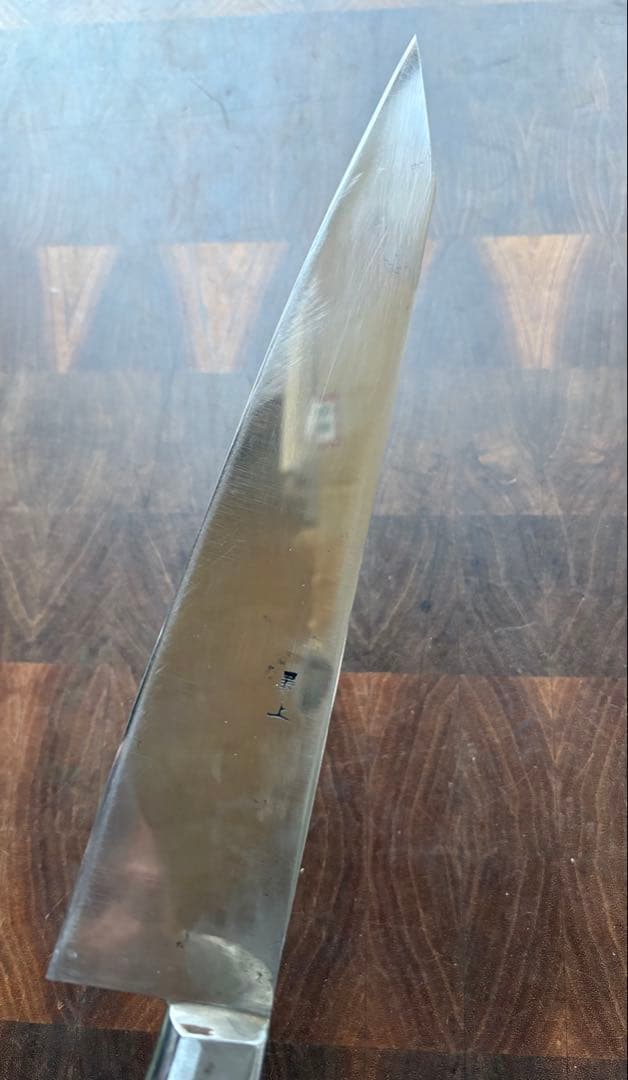 正本　最上　切付　牛刀　220mm 7寸　包丁　全鋼　洋包丁