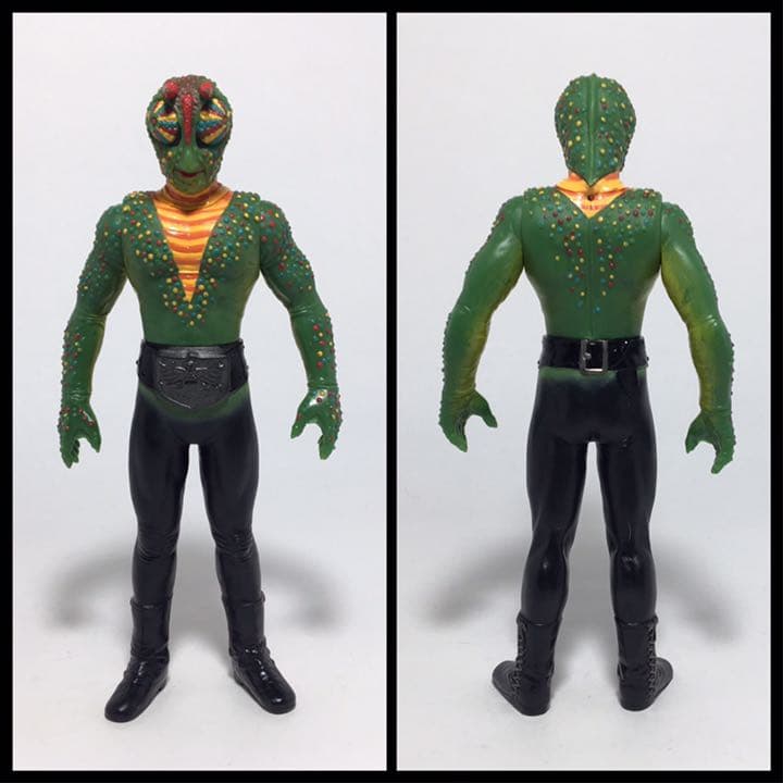 仮面ライダー『カメレオン男』ソフビ - メルカリ