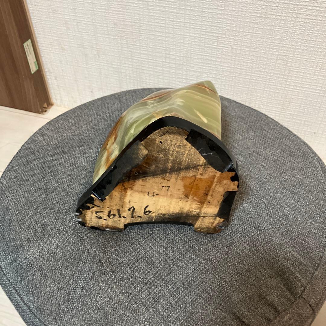 縞瑪瑙、オニキス置物