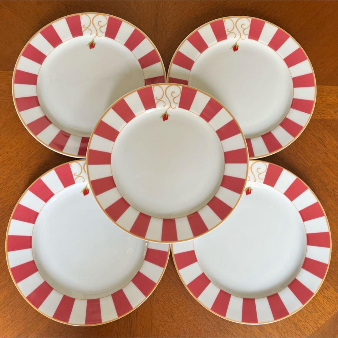 【希少品】ベルナルドリモージュ★Bois de Rose★デザート皿　5枚