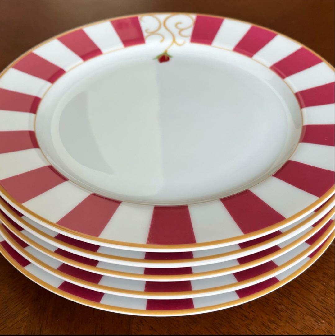 【希少品】ベルナルドリモージュ★Bois de Rose★デザート皿　5枚