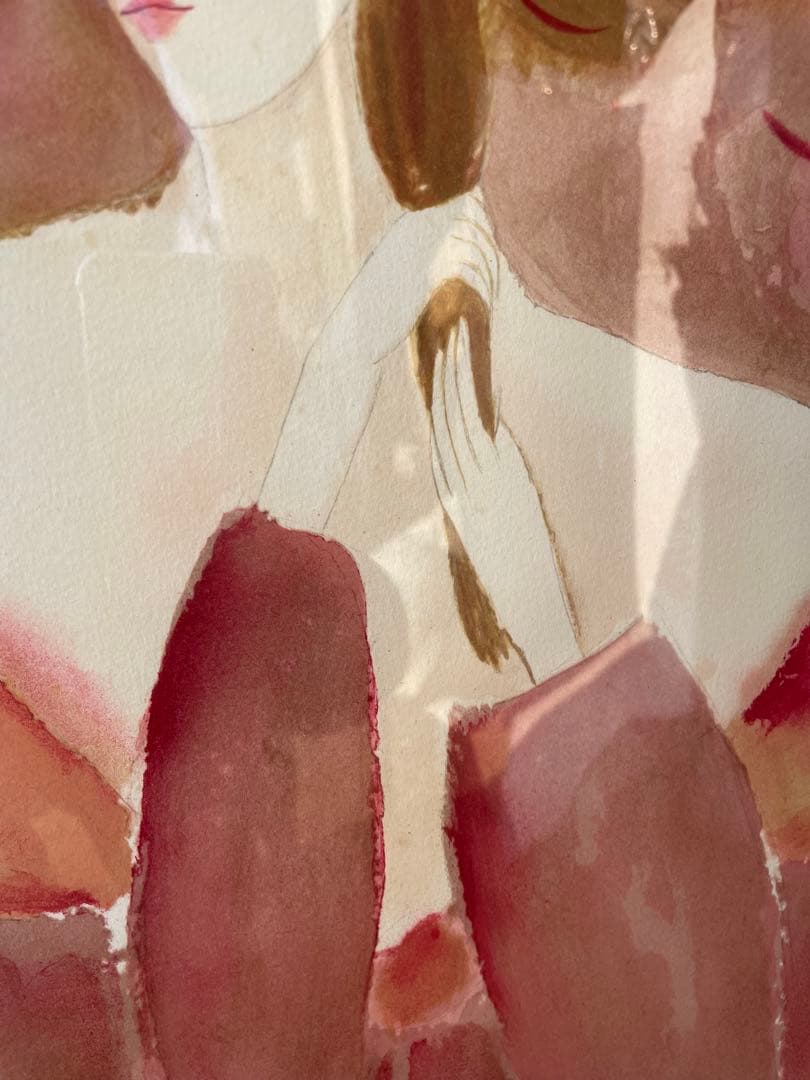 クレール・アステックス リトグラフ 「バラの冠のアンヌ」NO95 原価27