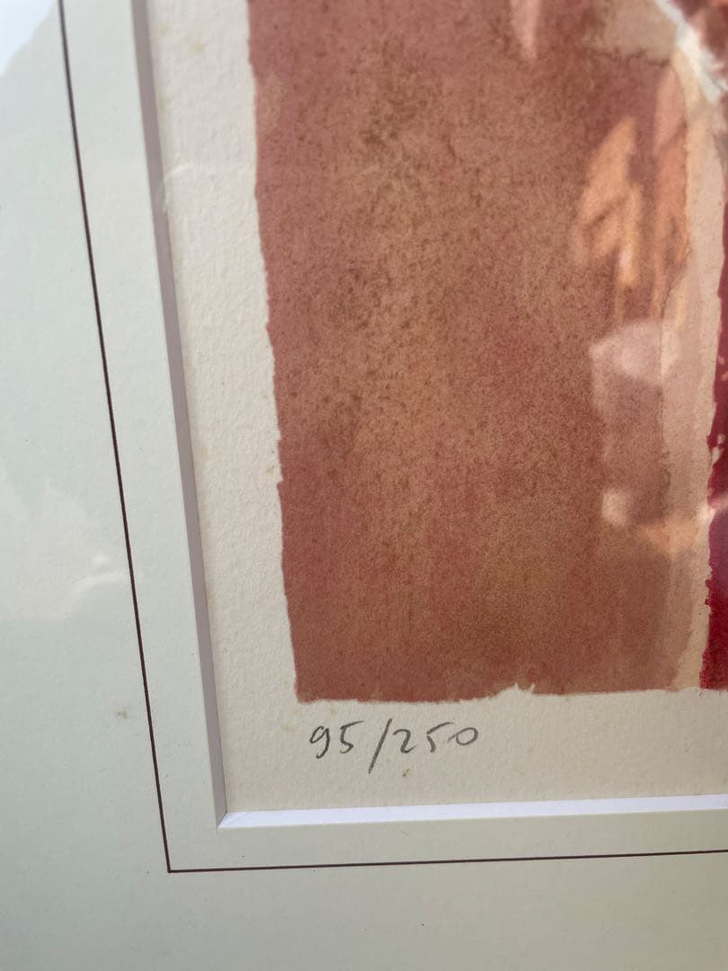 クレール・アステックス リトグラフ 「バラの冠のアンヌ」NO95 原価27