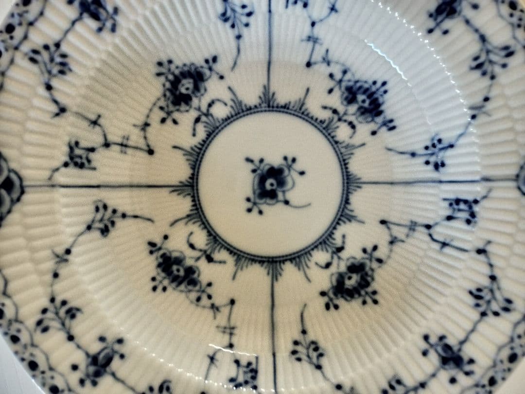 ロイヤルコペンハーゲン ブルーフルーテッド2枚セット