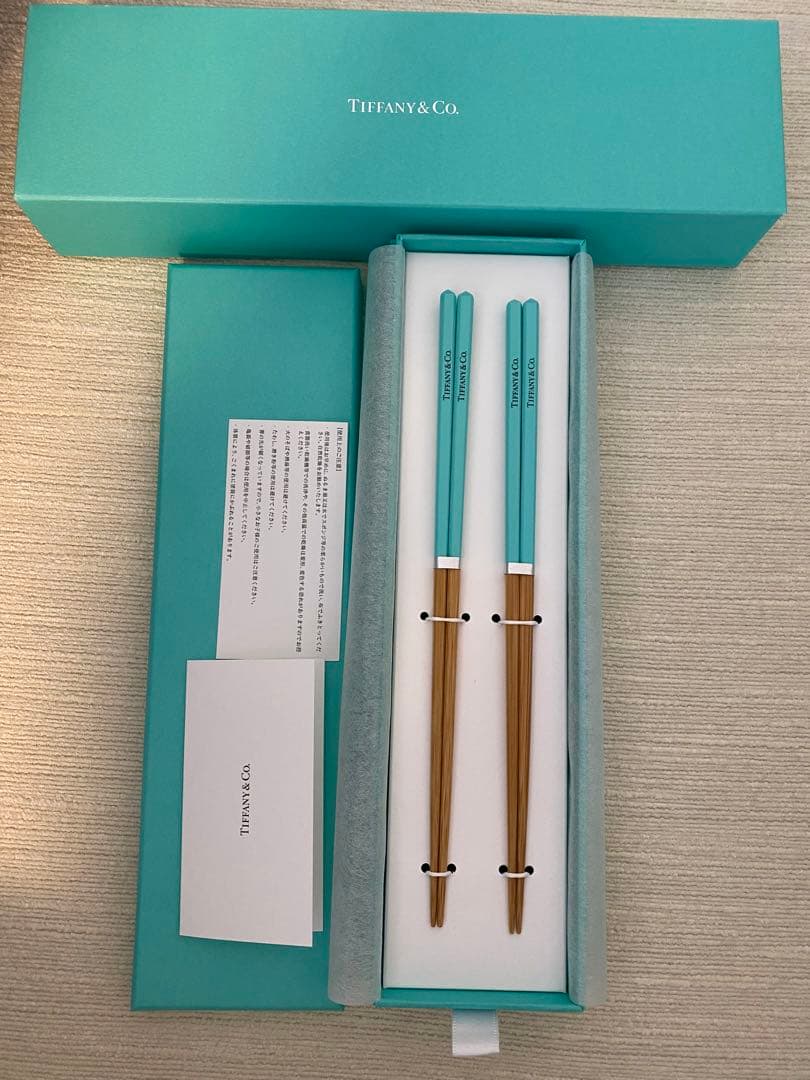 Tiffany & Co. ティファニーブルー 夫婦箸 - メルカリ