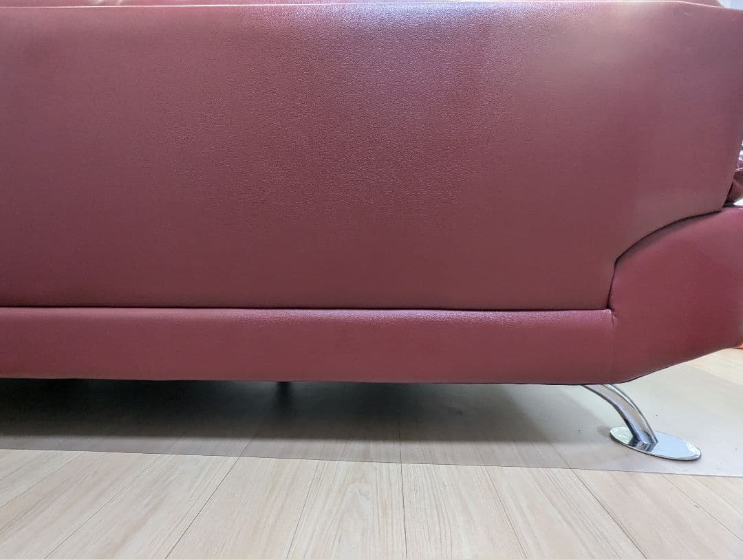 みちみち様専用 ニトリ ロゾ ソファー 赤 レッド 中古 直接取引可