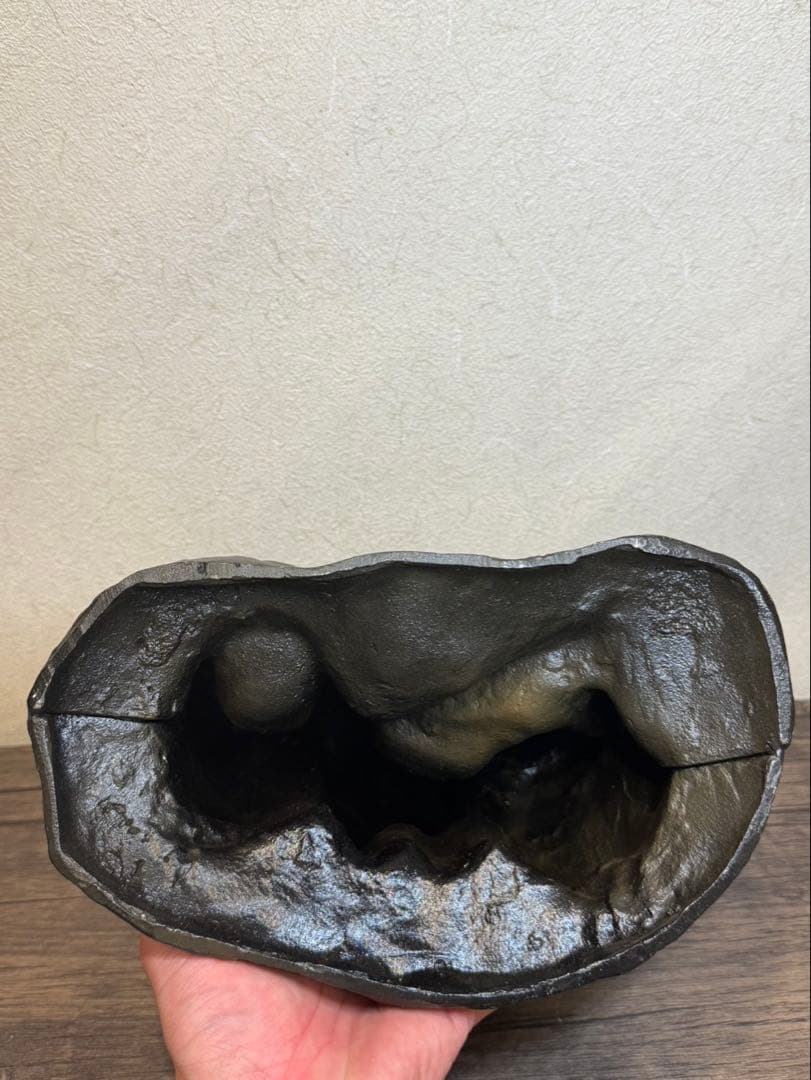 【送料込み】見猿聞か猿言わ猿　置物　モンキー　金属製　オブジェ