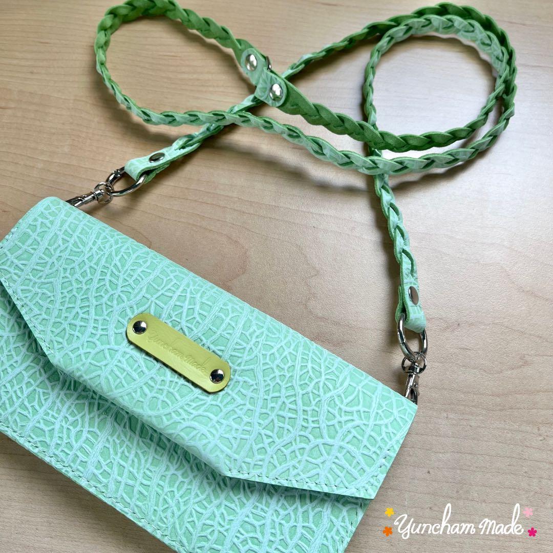 【長財布】　進化　メロンの革小物