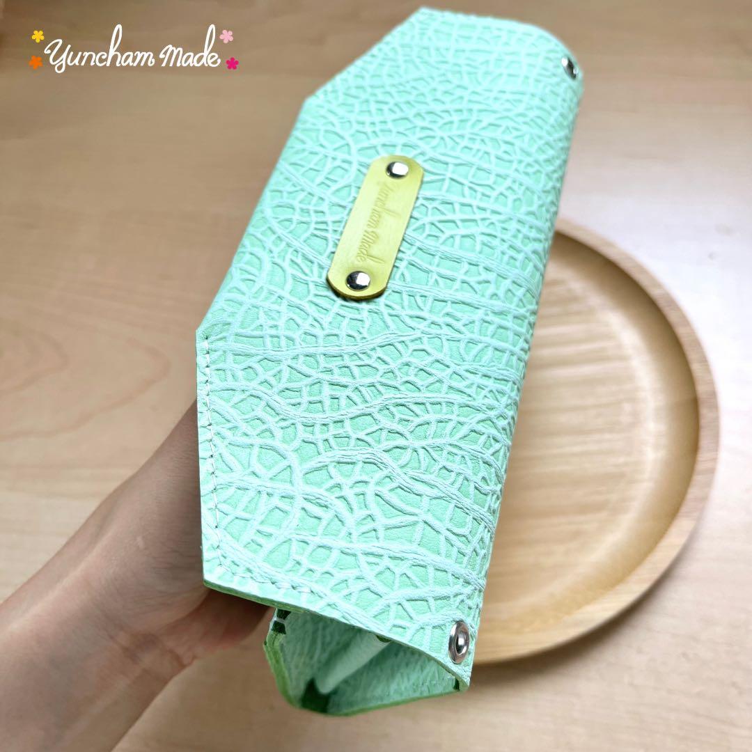 【長財布】　進化　メロンの革小物