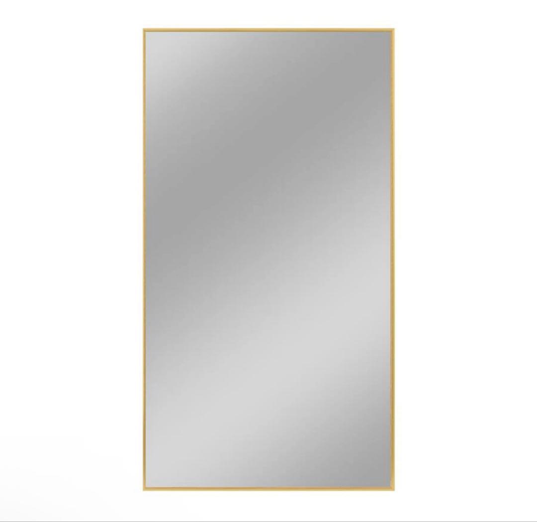 高透過率スタンドミラー ゴールドフレーム