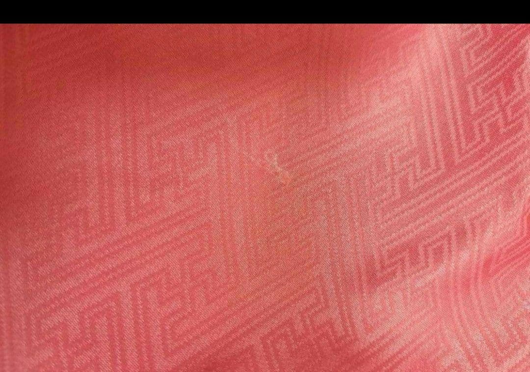 絹100 七五三用　 ピンク花柄着物セット