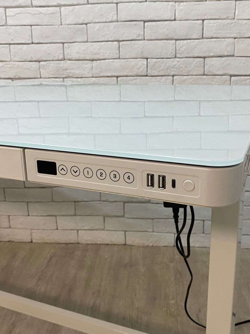 junji870079】定価5万円　電動　昇降　デスク三鷹まで送料無料