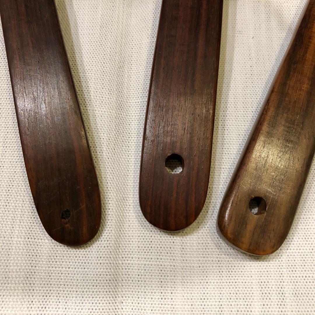【超レア！未使用】デンマーク★ローズウッド木製サラダトング＆ライススクープセット