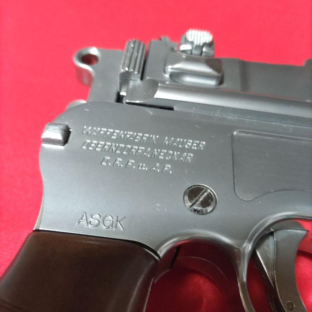 フジミ　モーゼルM712固定式ガスガンメタルフィニッシュ単連２段変則モデル