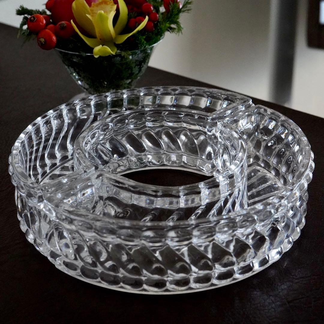 オールドバカラBACCARATバンブー☆テーブル センター フラワーベース