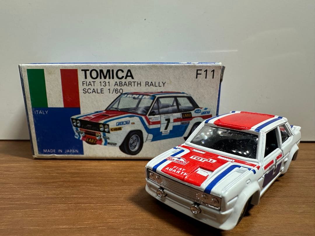 トミカ 外車シリーズ F11 1/60 フィアット 131 アバルト ラリー - メルカリ