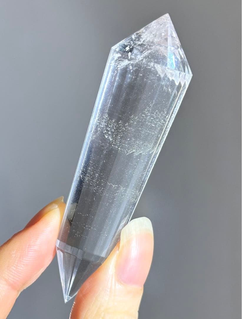 AAAグレード　レムリアンシードクリスタル　24面体　ヴォーゲルワンド　水晶　2