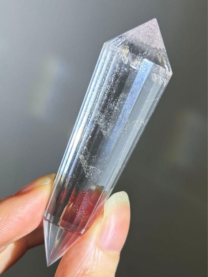 AAAグレード　レムリアンシードクリスタル　24面体　ヴォーゲルワンド　水晶　2