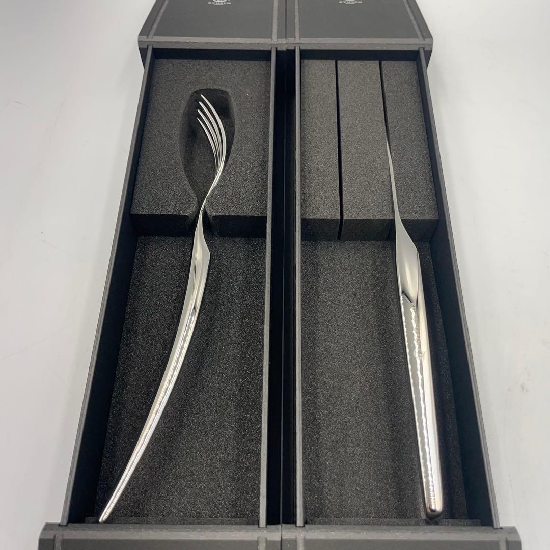 未使用品 龍泉刃物 ステーキナイフ SK01 フォーク FR01 セット