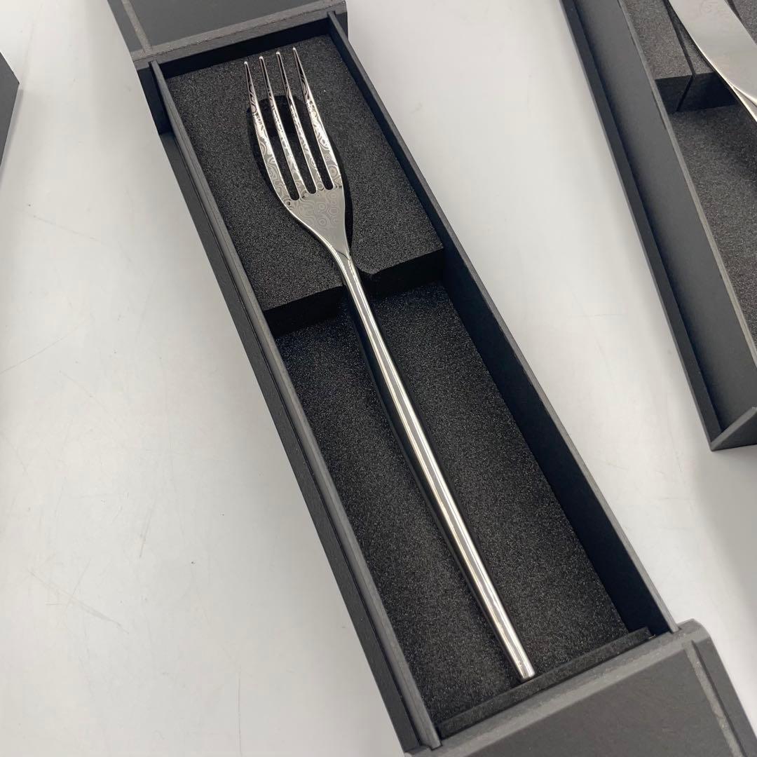 未使用品 龍泉刃物 ステーキナイフ SK01 フォーク FR01 セット