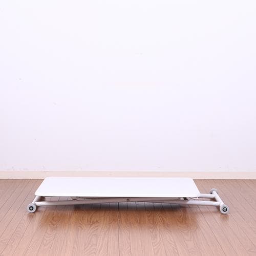 《新品・送料無料》《完成品》ガス昇降式テーブル PU 幅90cm ホワイト