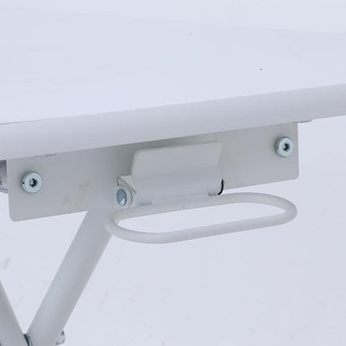 《新品・送料無料》《完成品》ガス昇降式テーブル PU 幅90cm ホワイト