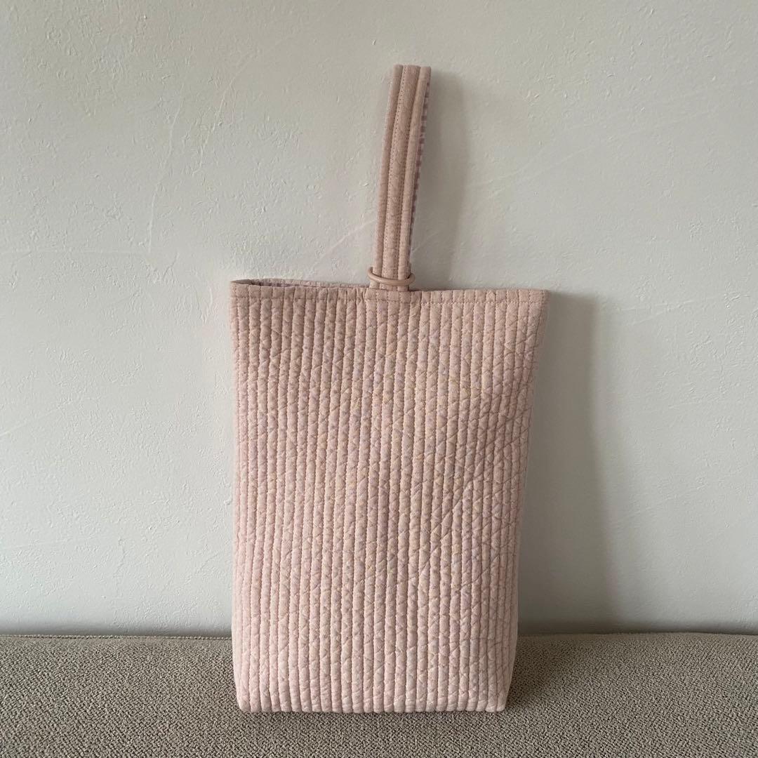 《ヌビキルト》入園入学グッズ　Mサイズ　3点(手提げ袋・上履き袋・体操着袋)