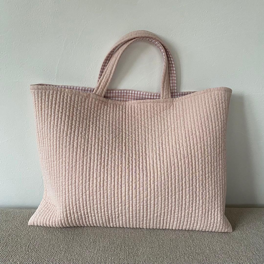 《ヌビキルト》入園入学グッズ　Mサイズ　3点(手提げ袋・上履き袋・体操着袋)