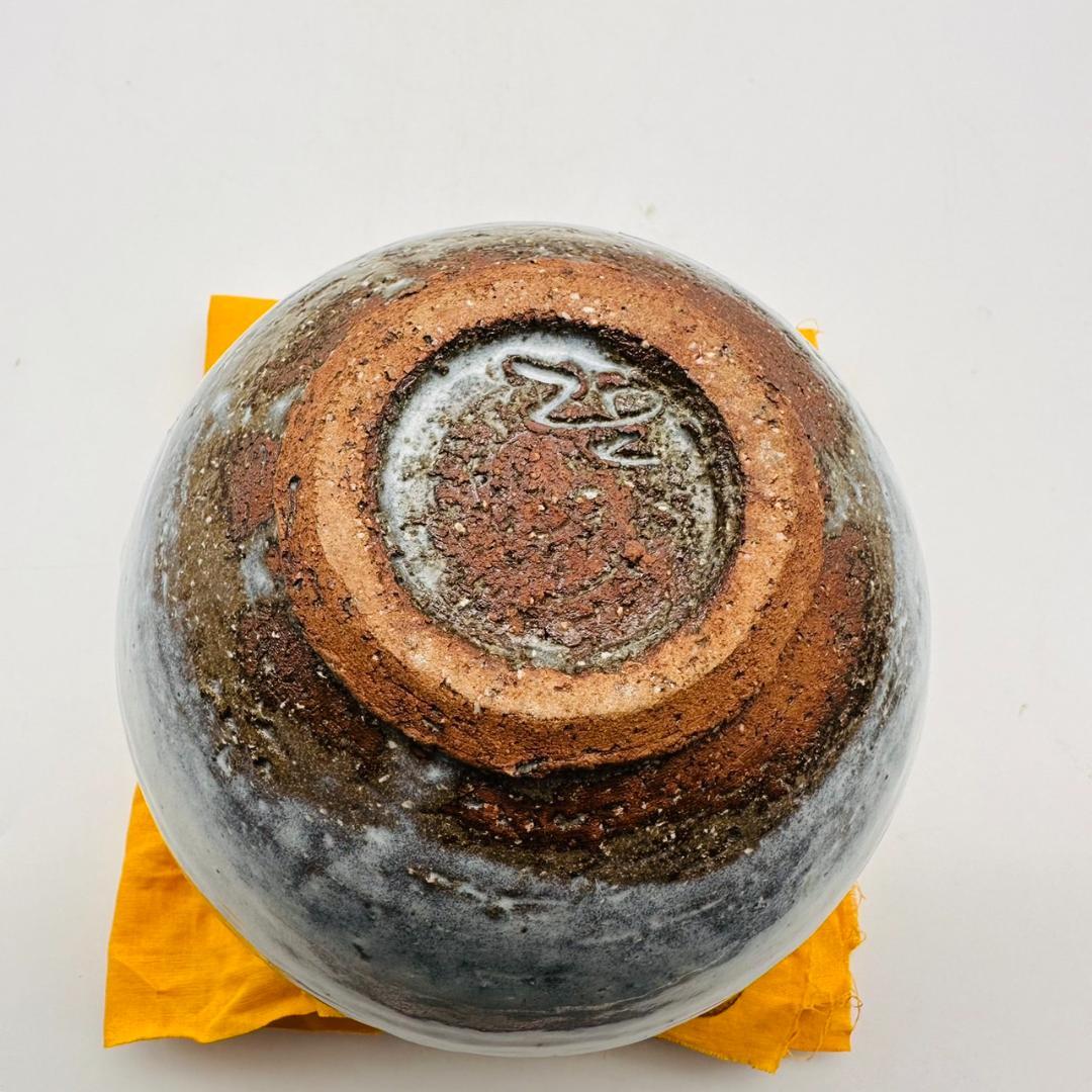 T 未使用 美品 住吉紀与志 東福寺窯 花瓶 共箱 共布 栞 壺 花器 花入