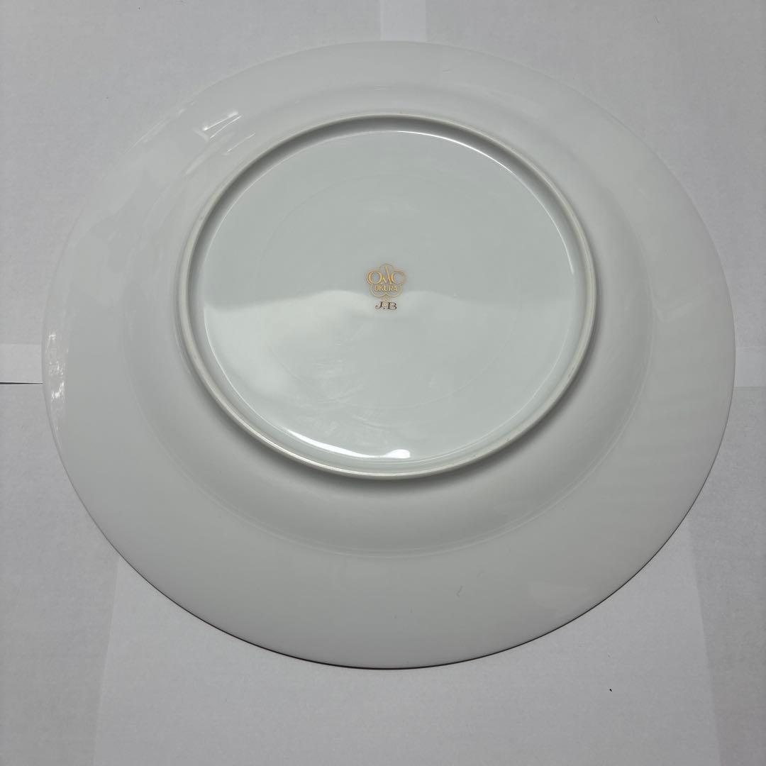 大倉陶園 白金金蝕唐草葡萄 ミートプレート 26cm - メルカリ