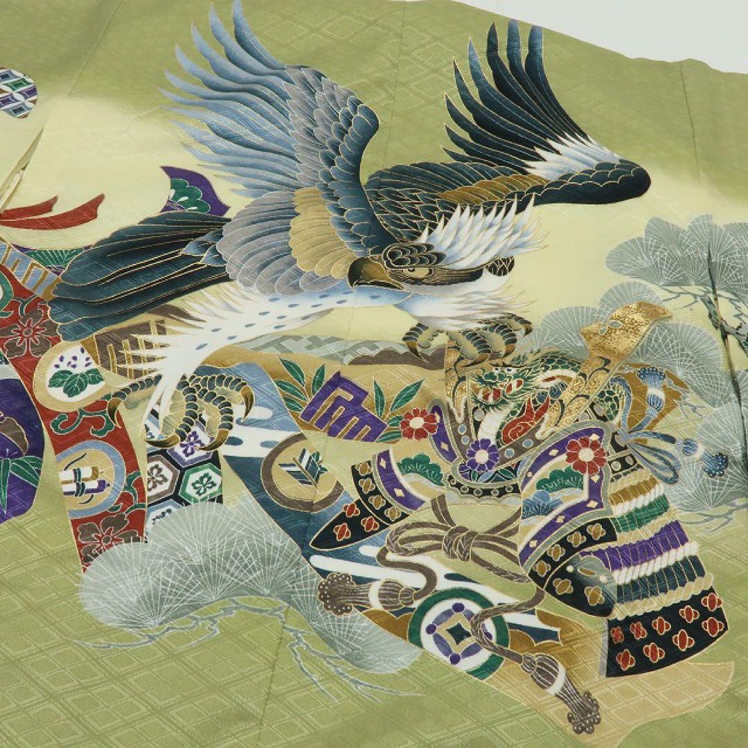 新品 七五三 ５歳 男児 ４点セット 着物 C1