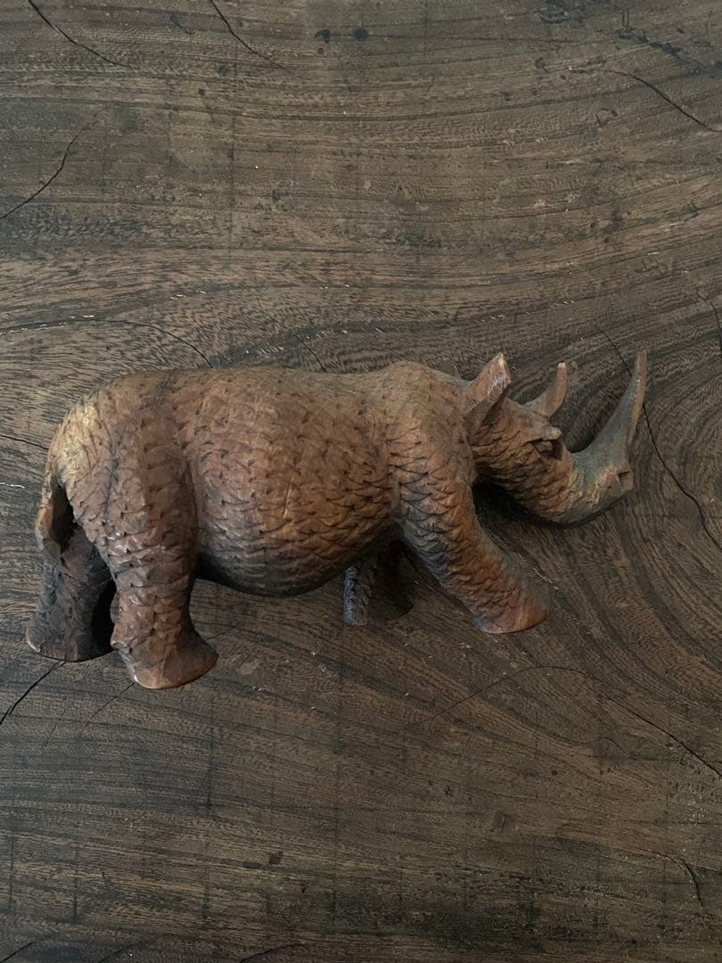 西アフリカ ヴィンテージ 古木彫 サイ一刀彫｜1920-40年代 古道具坂田