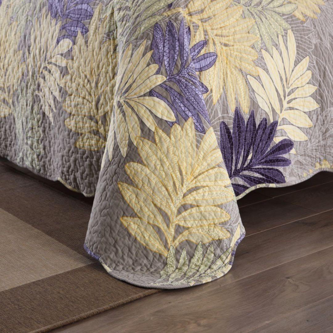 キルトベッドカバー3点セット綿マルチカバー キルティング 480