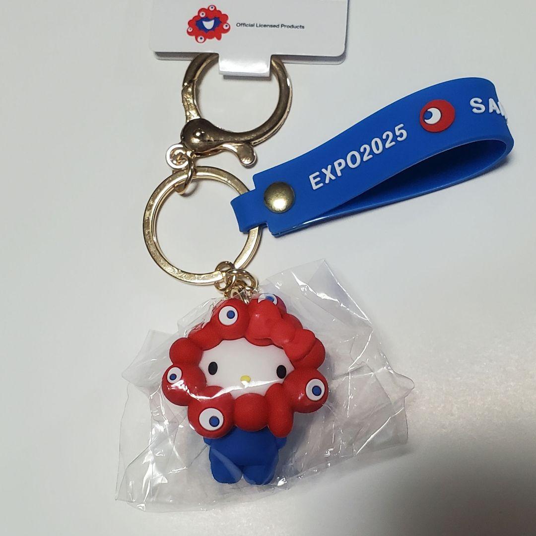 大阪　万博　会場限定　ミャクミャク　サンリオ　ストラップ　キティ　ポムポムプリン