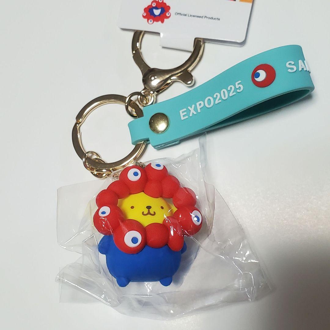 大阪　万博　会場限定　ミャクミャク　サンリオ　ストラップ　キティ　ポムポムプリン