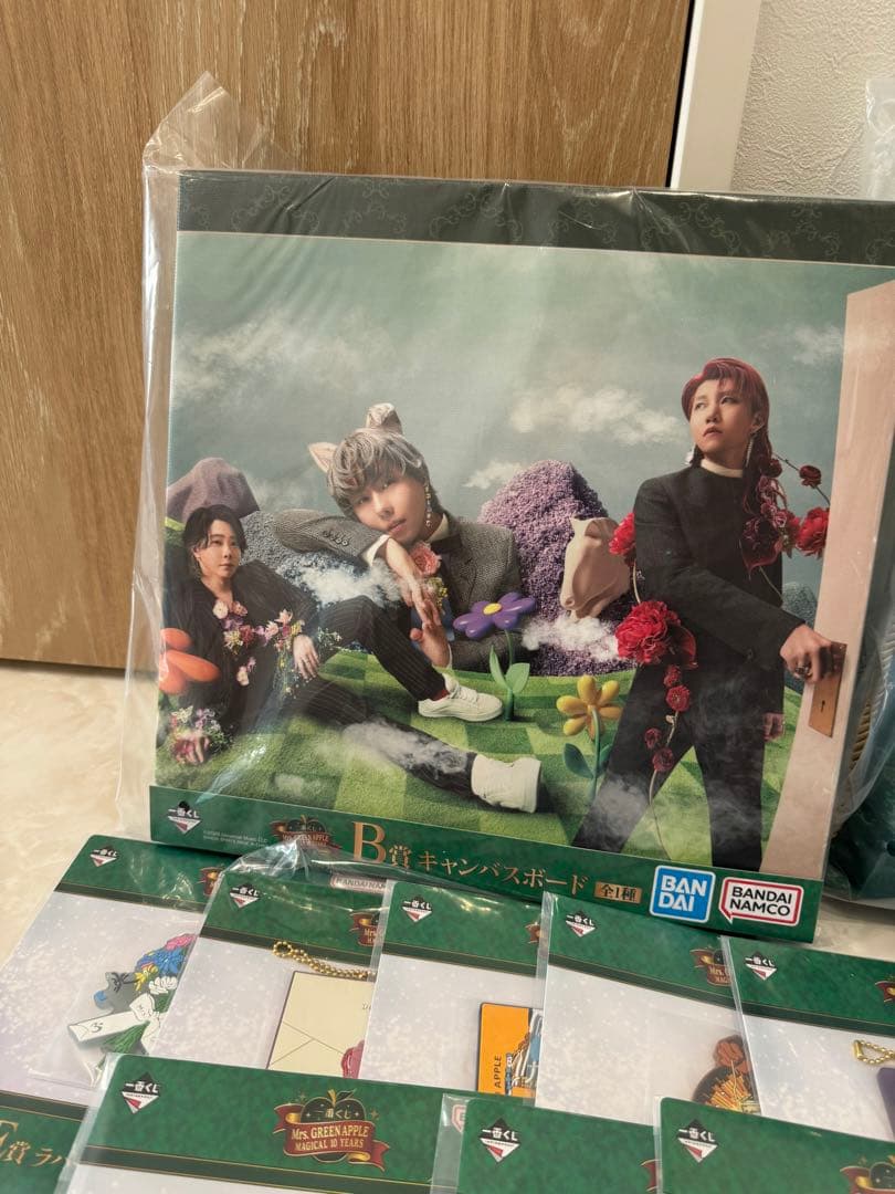 【未開封】Mrs. GREEN APPLE 一番くじABCDEF賞、ラストコンプ