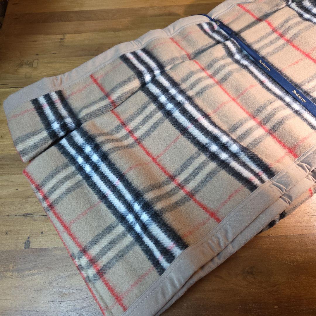 未使用/希少！Burberrysバーバリー ノバチェック ウール毛布 日本製