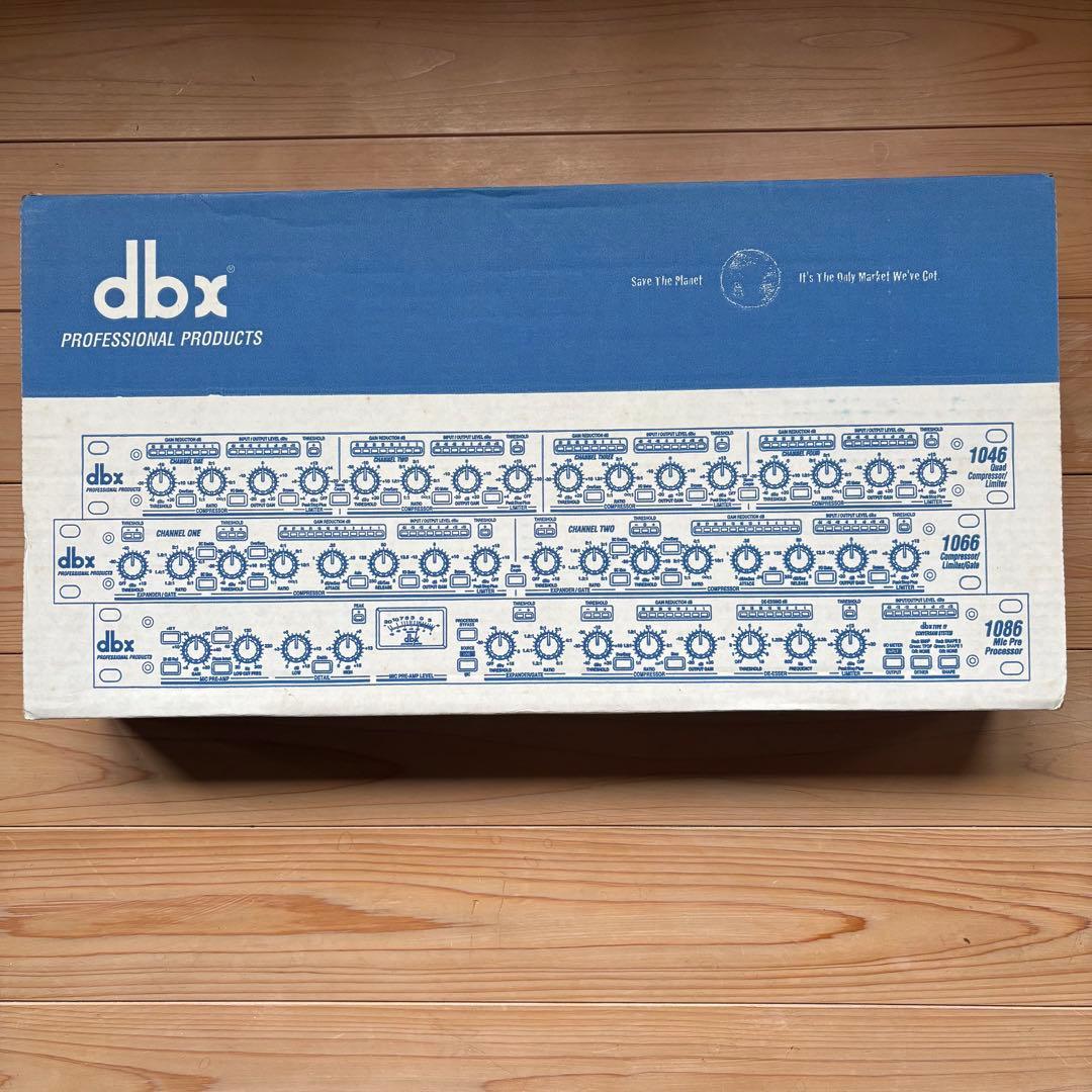 dbx 1066 2chコンプレッサー/リミッター/ゲート　元箱付　動作確認済