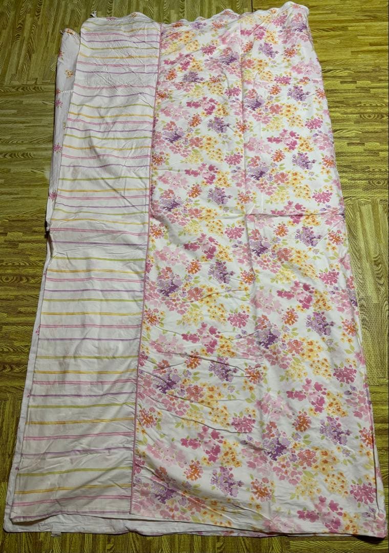 ローラアシュレイ　アメリ　花柄ベッドカバー　ダブル