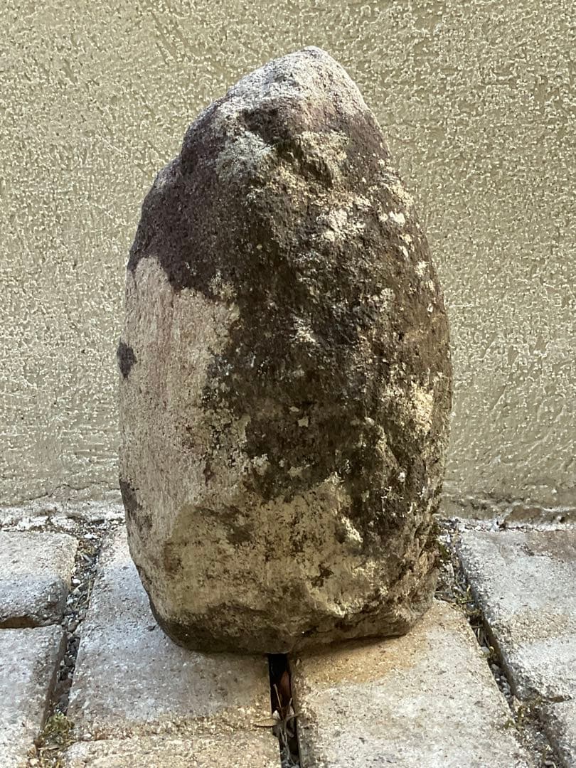 宝珠地蔵　地蔵菩薩　石仏　仏像　高さ約35cm　新潟県　江戸時代　仏教美術