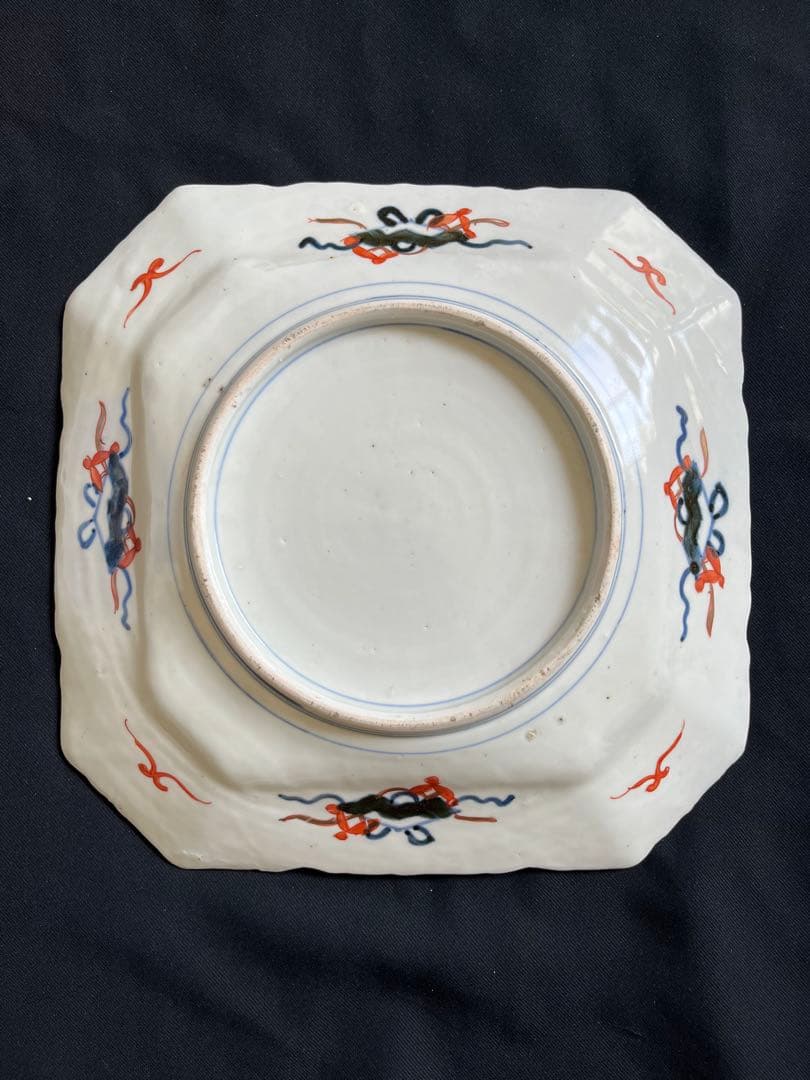 有田焼 伊万里焼 古伊万里 金彩 色絵 三ツ皿 大中小 管理A3455 大皿