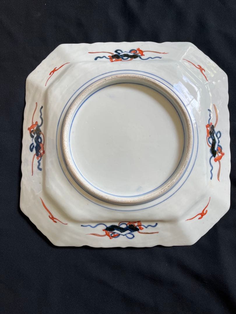 有田焼 伊万里焼 古伊万里 金彩 色絵 三ツ皿 大中小 管理A3455 大皿