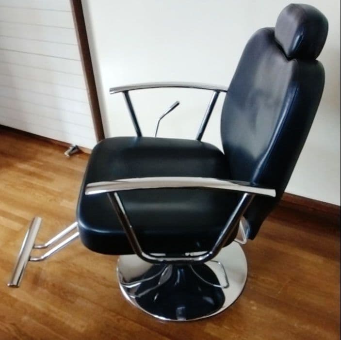 【美容室用・業務用】回転椅子ヘッドレスト付き