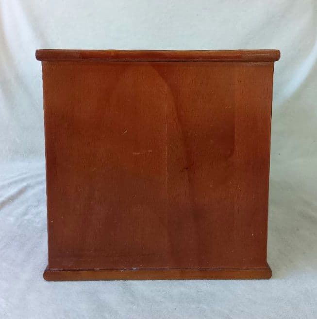 引き出し付き蝿帳　収納棚　両面開き　食器棚　食品保存キャビネット　レトロ